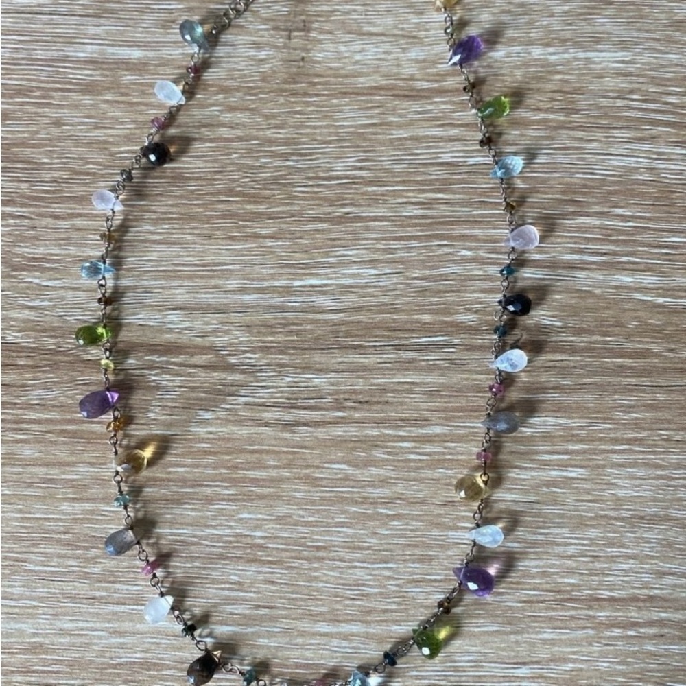 Multicolor Gemstone Beaded Necklace
